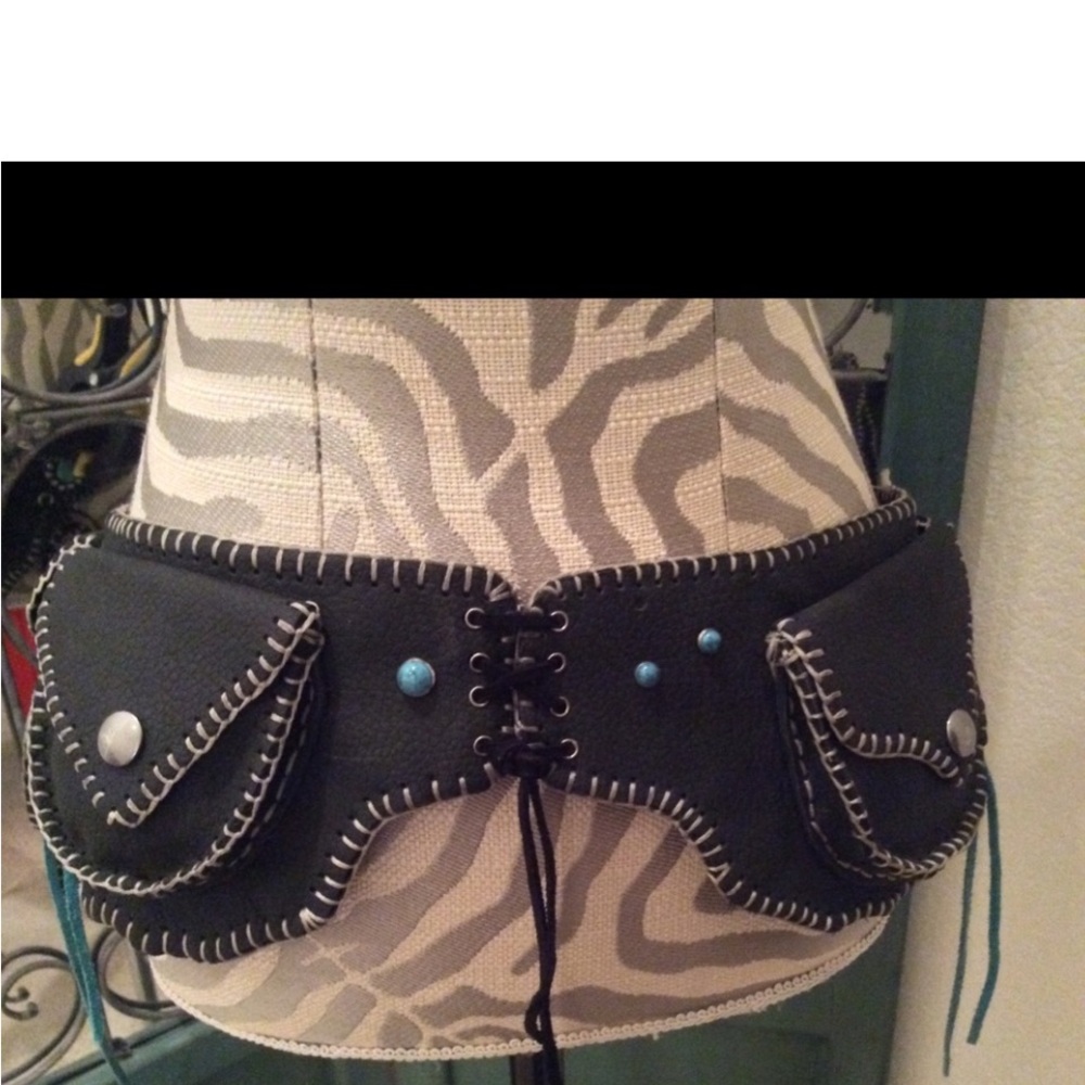Hand crafted and one if a kind hipster belt